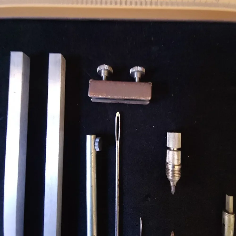 Vintage Tacro Circle Drafting Beam Instrument Tool Set 40